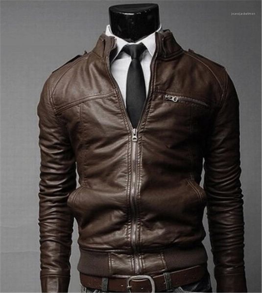 long sleeve mens motorcycles jacket casual patchwork color mens coats designer mens leather jacket stand collar, Black
long sleeve mens motorcycles jacket casual patchwork color mens coats designer mens leather jacket stand collar, Black
