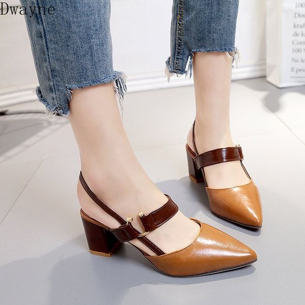 35-42 summer hollow coarse sandals high-heeled shallow mouth pointed pumps shoes women female high heels large size mujer, Black
35-42 summer hollow coarse sandals high-heeled shallow mouth pointed pumps shoes women female high heels large size mujer, Black