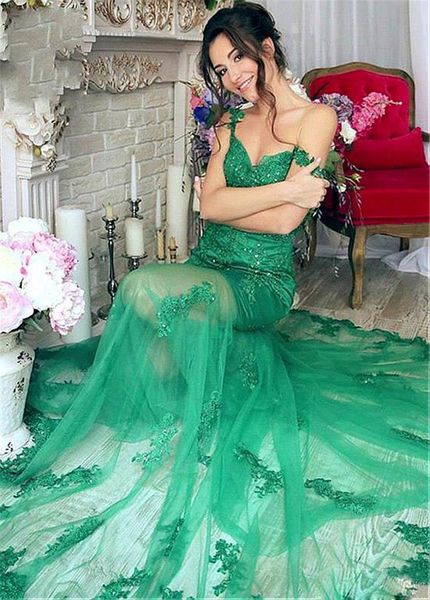 spaghetti straps neckline mermaid evening dresses with beaded lace appliques & belt green see through prom dress vestidos de fiesta tallas, Black;red
spaghetti straps neckline mermaid evening dresses with beaded lace appliques & belt green see through prom dress vestidos de fiesta tallas, Black;red