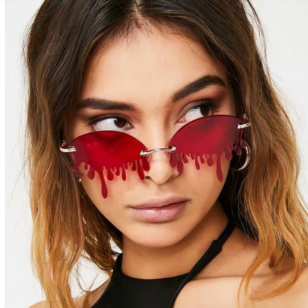 2020 new metal rimless sunglasses women new vintage unique tears shape steampunk sunglasses female shades uv400 oculos feminino, White;black
2020 new metal rimless sunglasses women new vintage unique tears shape steampunk sunglasses female shades uv400 oculos feminino, White;black