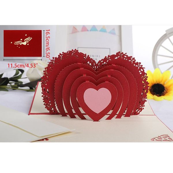 3d greeting card romantic -up card for couples birthday valentine day gifts h4gd 
3d greeting card romantic -up card for couples birthday valentine day gifts h4gd