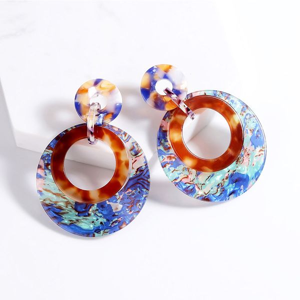 vintage acrylic tortoiseshell drop earring for women geometric circle large earrings romantic bohemian elegant jewelry oorbellen, Silver
vintage acrylic tortoiseshell drop earring for women geometric circle large earrings romantic bohemian elegant jewelry oorbellen, Silver