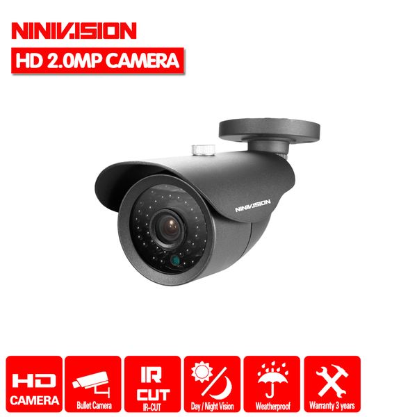 2MP HD CCTV 1080P AHD -H Camera 3000TVL Outdoor Waterproof Metal Black Bullet IR Security Surveillance Camera
2MP HD CCTV 1080P AHD -H Camera 3000TVL Outdoor Waterproof Metal Black Bullet IR Security Surveillance Camera