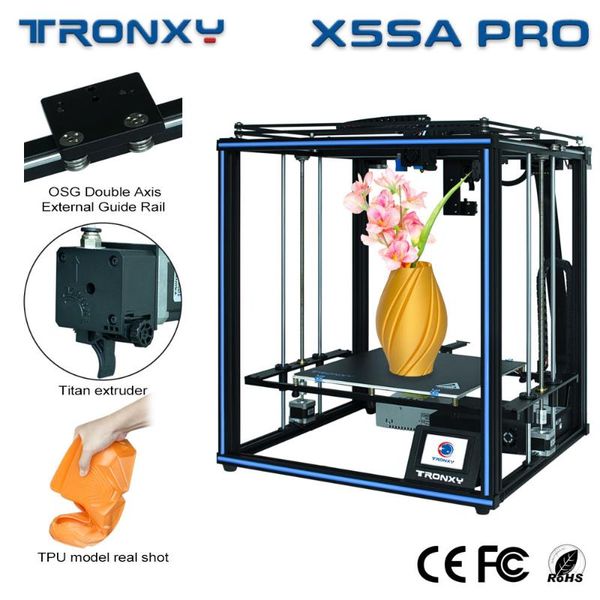 tronxy x5sa pro 3d printer fdm linear guide rail titan extruder 3d diy print kit silent mainboard auto level printing machine
tronxy x5sa pro 3d printer fdm linear guide rail titan extruder 3d diy print kit silent mainboard auto level printing machine