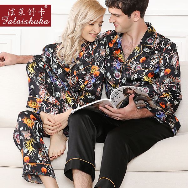 elegance retro 100% natural silk lovers pajamas sets women 100% genuine silk noble pyjamas women men sleepwear t8243ql, Blue
elegance retro 100% natural silk lovers pajamas sets women 100% genuine silk noble pyjamas women men sleepwear t8243ql, Blue