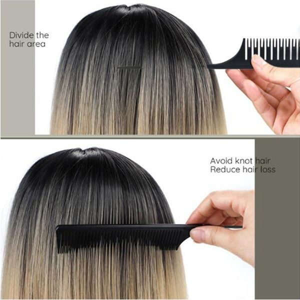 4pieces highlight comb, professional, 25.5cm sectioning weave foiling combs, Silver
4pieces highlight comb, professional, 25.5cm sectioning weave foiling combs, Silver