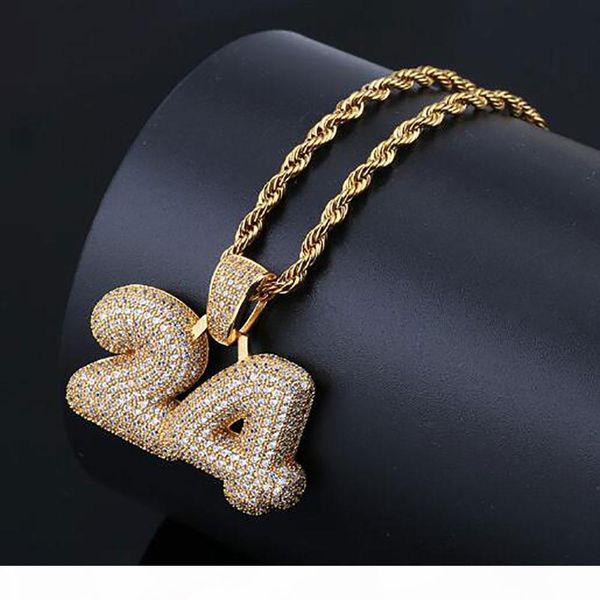 14k gold iced out lucky number 24 pendant necklace mens gifts hip hop micro pave cubic zirconia simulated diamonds necklace, Silver
14k gold iced out lucky number 24 pendant necklace mens gifts hip hop micro pave cubic zirconia simulated diamonds necklace, Silver