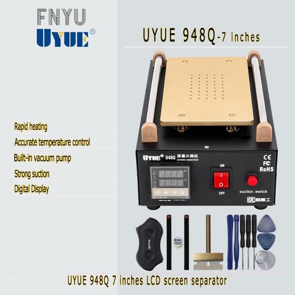separator uyue 948q glass lcd screen built-in pump vacuum maximum 7 inch mobile phone disassembly and maintenance tools
separator uyue 948q glass lcd screen built-in pump vacuum maximum 7 inch mobile phone disassembly and maintenance tools