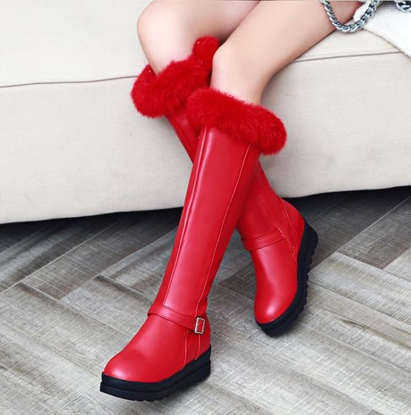 luxury designer women boots designer knee high boots white red wedding shoes winter fur boots size 33 to 42 43, Black
luxury designer women boots designer knee high boots white red wedding shoes winter fur boots size 33 to 42 43, Black