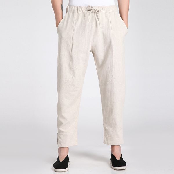 chinese men's cotton linen pants 2020 new elastic waist leisure wu shu trousers pantalones m xl xxl xxxl wns031805, Black
chinese men's cotton linen pants 2020 new elastic waist leisure wu shu trousers pantalones m xl xxl xxxl wns031805, Black
