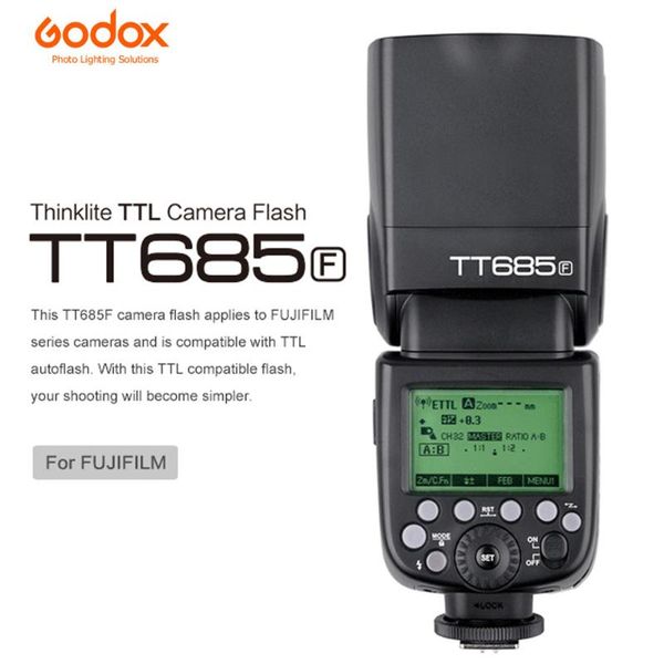 flashes godox685f685 2.4g wireless hss 1/8000 sl gn60 flash speedlite for fuji camera x-pro2/1
flashes godox685f685 2.4g wireless hss 1/8000 sl gn60 flash speedlite for fuji camera x-pro2/1