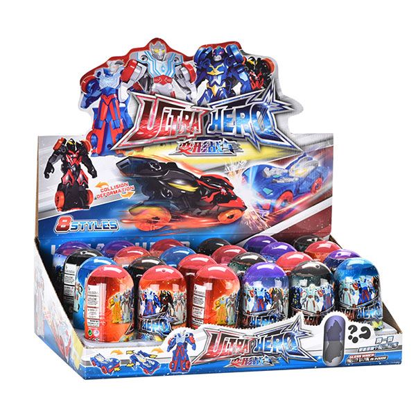 style children's toy collision deformation car toy egg twisting car toy gift boy girl child deformation robot model