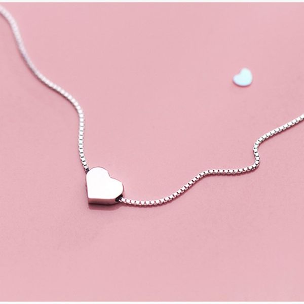 pure sterling silver 925 jewelry chain necklace tiny pendant love heart necklaces for women and girls as gift
pure sterling silver 925 jewelry chain necklace tiny pendant love heart necklaces for women and girls as gift