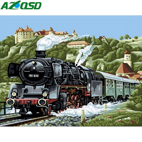 azqsd diy painting by number kits train drawing on canvas unique gift unframe coloring by numbers landscape home decoration
azqsd diy painting by number kits train drawing on canvas unique gift unframe coloring by numbers landscape home decoration