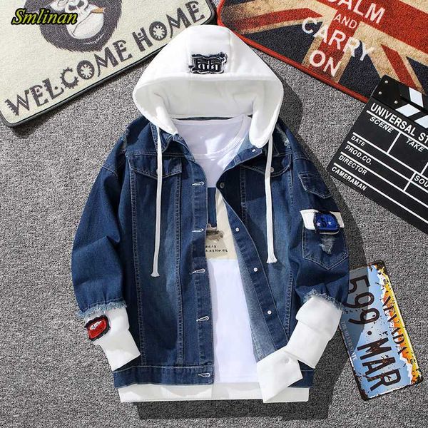 smlinan hooded denim basic jacket women spring autumn plus size loose caot female bomber streetwea casual jacket outerwear, Black;brown
smlinan hooded denim basic jacket women spring autumn plus size loose caot female bomber streetwea casual jacket outerwear, Black;brown