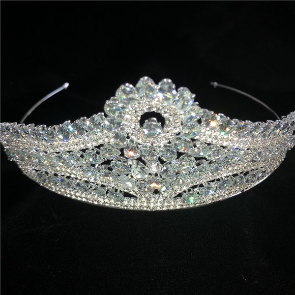 wedding crown hair ornament retro bridal headdress rhine stone bridal crown wedding hair ornament, Golden;silver
wedding crown hair ornament retro bridal headdress rhine stone bridal crown wedding hair ornament, Golden;silver