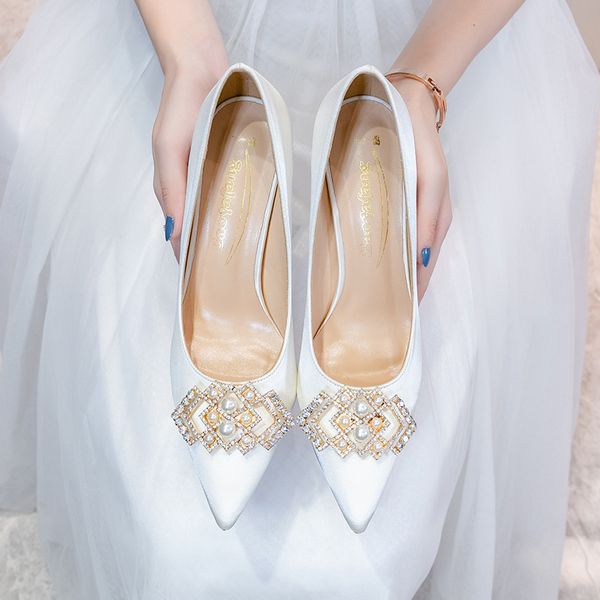 baoyafang 2020 new arrival women wedding shoes bridal high heels shoes ladies big size party dress woman fashion high pump, Black
baoyafang 2020 new arrival women wedding shoes bridal high heels shoes ladies big size party dress woman fashion high pump, Black