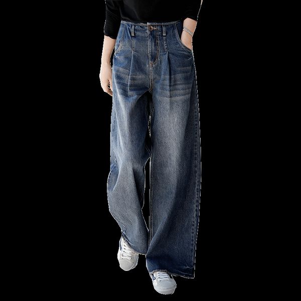 2020 new long pants for women trousers denim wide leg jeans size 26-34 autumn embroidery high quality, Blue
2020 new long pants for women trousers denim wide leg jeans size 26-34 autumn embroidery high quality, Blue