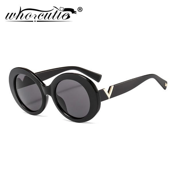who cutie new clout goggles oval sunglasses men women 2020 brand design 90s retro frame kurt cobain glasses sun shades s300, White;black
who cutie new clout goggles oval sunglasses men women 2020 brand design 90s retro frame kurt cobain glasses sun shades s300, White;black