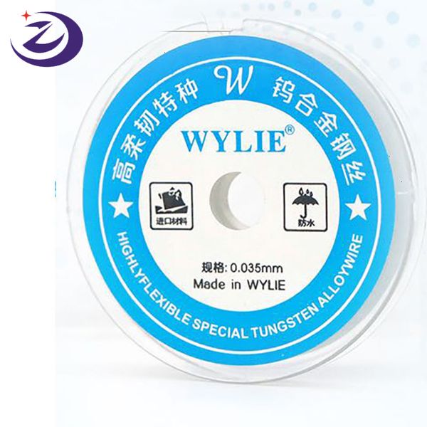 wylie 0.035mm highly flexible special tungsten alloy wire flying line for mobile phone cpu fingerprint touch dedicated repair
wylie 0.035mm highly flexible special tungsten alloy wire flying line for mobile phone cpu fingerprint touch dedicated repair
