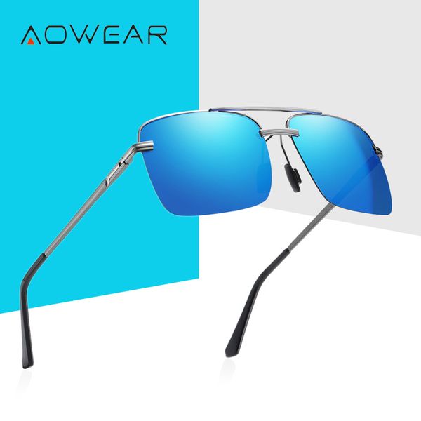 aowear 2020 new rimless mirror polarized sunglasses men retro square sun glasses male frameless hd driving glasses oculos, White;black
aowear 2020 new rimless mirror polarized sunglasses men retro square sun glasses male frameless hd driving glasses oculos, White;black