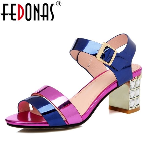 fedonas new gladiator women genuine leather sandals crystal high heels mix-color fashion shoes woman female wedding party sandal 0925, Black
fedonas new gladiator women genuine leather sandals crystal high heels mix-color fashion shoes woman female wedding party sandal 0925, Black