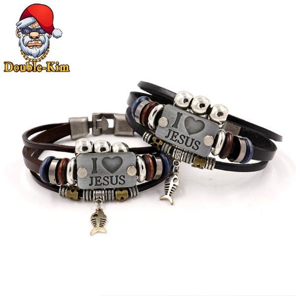 i love jesus leather rope bracelet hip-hop rock street culture pu leather rope man bracelet fashion trendy men jewelry gift, Black
i love jesus leather rope bracelet hip-hop rock street culture pu leather rope man bracelet fashion trendy men jewelry gift, Black
