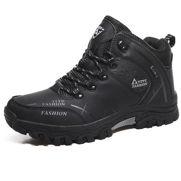 boots men fur plus size 39-47 winter snow autumn rubber sole ankle shoes footwear, Black
boots men fur plus size 39-47 winter snow autumn rubber sole ankle shoes footwear, Black