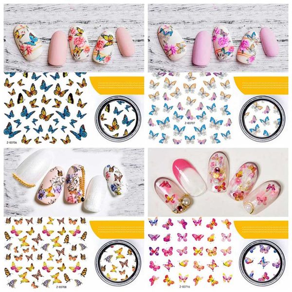 1 sheet nail art 3d nail sticker butterfly colorful decals fairy tales transfer decals decorations diy design, Black
1 sheet nail art 3d nail sticker butterfly colorful decals fairy tales transfer decals decorations diy design, Black