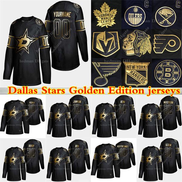 dallas stars golden edition jerseys 91 tyler seguin 14 jamie benn 30 ben bishop 4 heiskanen custom any number any name hockey jersey, Black;red
dallas stars golden edition jerseys 91 tyler seguin 14 jamie benn 30 ben bishop 4 heiskanen custom any number any name hockey jersey, Black;red