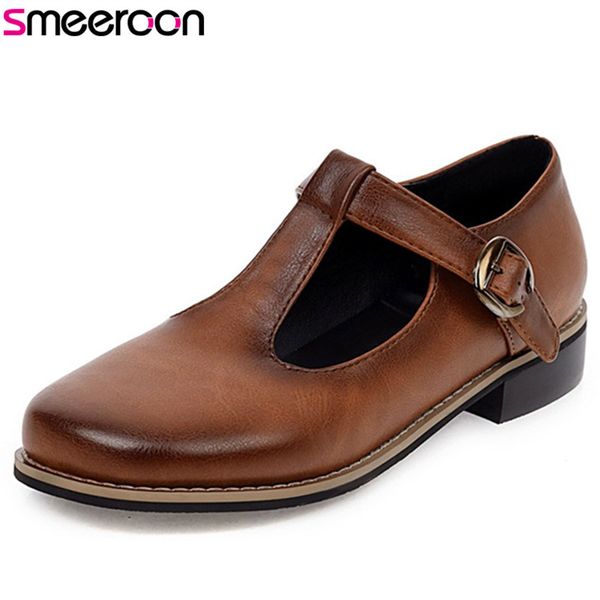 smeeroon 2020 plus size 33-48 flat shoes women round toe buckle spring summer single shoes ladies mary jane casual, Black
smeeroon 2020 plus size 33-48 flat shoes women round toe buckle spring summer single shoes ladies mary jane casual, Black