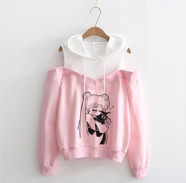 sailor moon hoodie kawaii одежда топы женщины hoodie harajuku sailor moon cat рубашка с плеча толстовка femme девушки женщина, Black
sailor moon hoodie kawaii одежда топы женщины hoodie harajuku sailor moon cat рубашка с плеча толстовка femme девушки женщина, Black