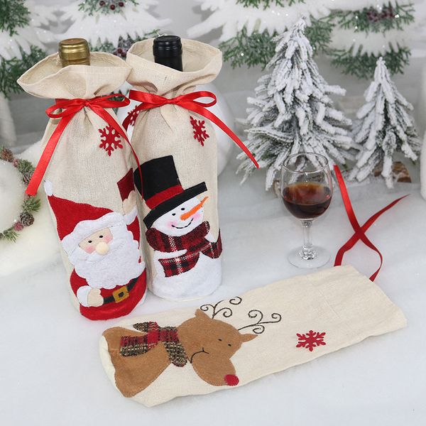 christmas wine bottle decoration festival celebration decoration red wine bag christmas decoration
christmas wine bottle decoration festival celebration decoration red wine bag christmas decoration