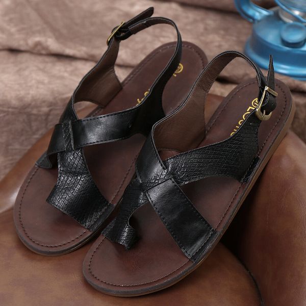 women summer plus size flats sandals flip thong shoes woman gladiator vintage pu leather sandalias mujer sapato feminino d1666, Black
women summer plus size flats sandals flip thong shoes woman gladiator vintage pu leather sandalias mujer sapato feminino d1666, Black