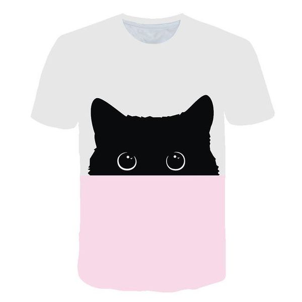 cool print two cat male 3d print shirts funny comics comics men clothing