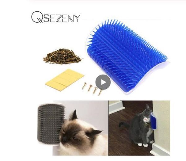 pet product for cat self groomer wall brush corner cat massage self groomer comb brush with catnip cat rubs with a tickling comb
pet product for cat self groomer wall brush corner cat massage self groomer comb brush with catnip cat rubs with a tickling comb