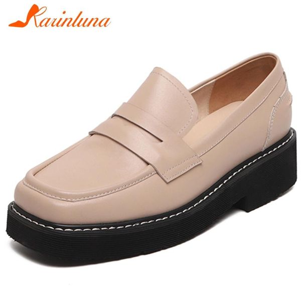 karin brand lady spring slip on genuine leather flats platform chunky heel square toe flats women sewing shoes woman, Black
karin brand lady spring slip on genuine leather flats platform chunky heel square toe flats women sewing shoes woman, Black