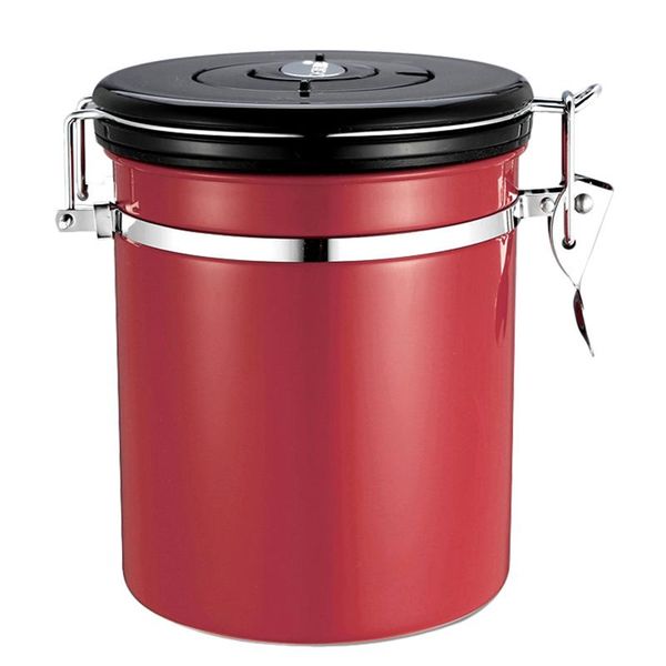 coffee beans jar storage tank stainless steel sealing bottles tank clasp canister household storage
coffee beans jar storage tank stainless steel sealing bottles tank clasp canister household storage