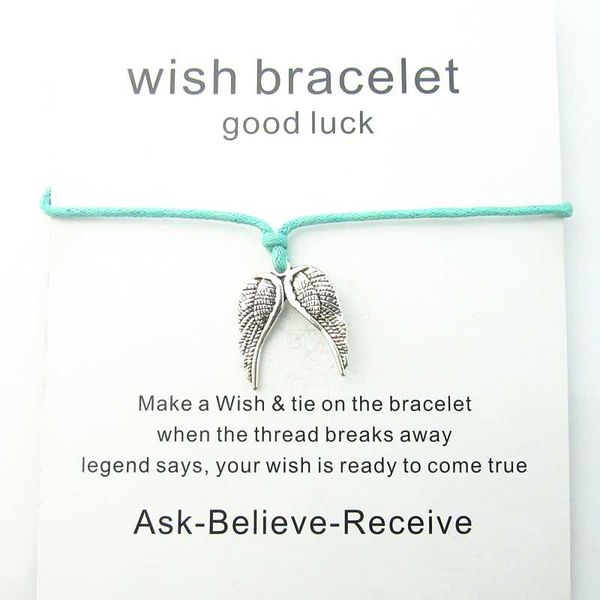 selling wish card bracelet mix style charms adjustable bracelet wax rope friendship lucky, Golden;silver
selling wish card bracelet mix style charms adjustable bracelet wax rope friendship lucky, Golden;silver