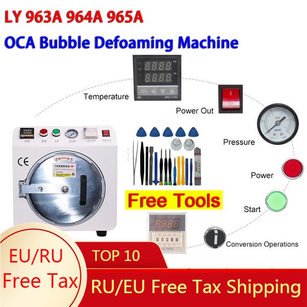 220v/110v ly 963a 964a 965a auto air-lock oca bubble defoaming machine removes bubble for 13 17 inch mobile lcd screen repair
220v/110v ly 963a 964a 965a auto air-lock oca bubble defoaming machine removes bubble for 13 17 inch mobile lcd screen repair