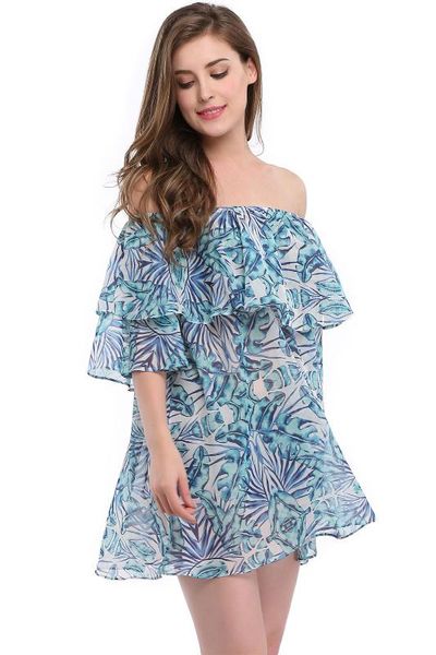 lovely floral print strapless off-the-shoulder lace-up loose a-line halter long sleeve beach dress 4f4644, White;black
lovely floral print strapless off-the-shoulder lace-up loose a-line halter long sleeve beach dress 4f4644, White;black