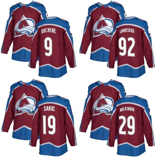 2018 season men's colorado avalanche 19 joe sakic 92 gabriel landeskog 9 matt duchene 29 nathan mackinnon blank red home jersey, Black;red
2018 season men's colorado avalanche 19 joe sakic 92 gabriel landeskog 9 matt duchene 29 nathan mackinnon blank red home jersey, Black;red