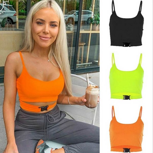gym clothing women buckle tank crop vest summer short sleeve t shirt ladies beach sports, White;black
gym clothing women buckle tank crop vest summer short sleeve t shirt ladies beach sports, White;black