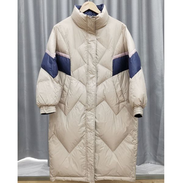 white duck down jacket 2020 brand women winter down jacket stand collar loose warm parka long coat feamle, Black
white duck down jacket 2020 brand women winter down jacket stand collar loose warm parka long coat feamle, Black