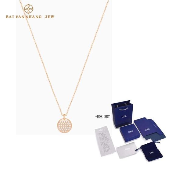 2020 fashion jewelry swa new ginger pendant round shape pavé sparkling racket rose gold chain women luxury jewelry gift, Silver
2020 fashion jewelry swa new ginger pendant round shape pavé sparkling racket rose gold chain women luxury jewelry gift, Silver