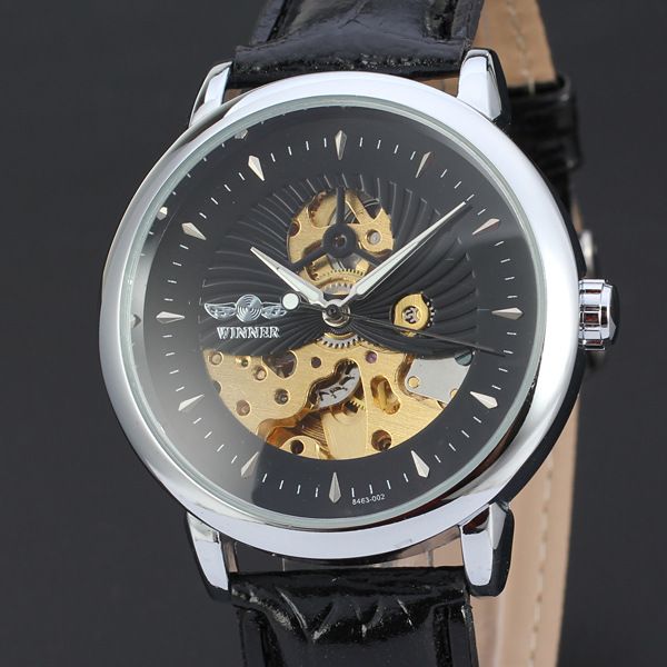 50pcs/lot winner-d173 super quality winner watch fashion skeleton leather mechanical watch hollow out men winner, Slivery;brown
50pcs/lot winner-d173 super quality winner watch fashion skeleton leather mechanical watch hollow out men winner, Slivery;brown