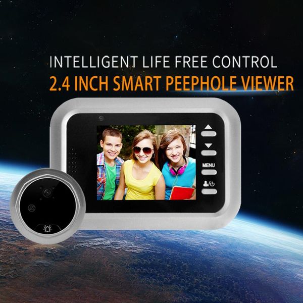 2.4 inch lcd electronic video doorbell practical multi-functional durable convenient waterproof door peephole camera viewer
2.4 inch lcd electronic video doorbell practical multi-functional durable convenient waterproof door peephole camera viewer