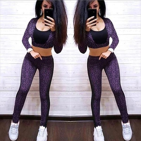 2020 new women printed high waist long pants and u collar crop slim winter suits, Gray
2020 new women printed high waist long pants and u collar crop slim winter suits, Gray