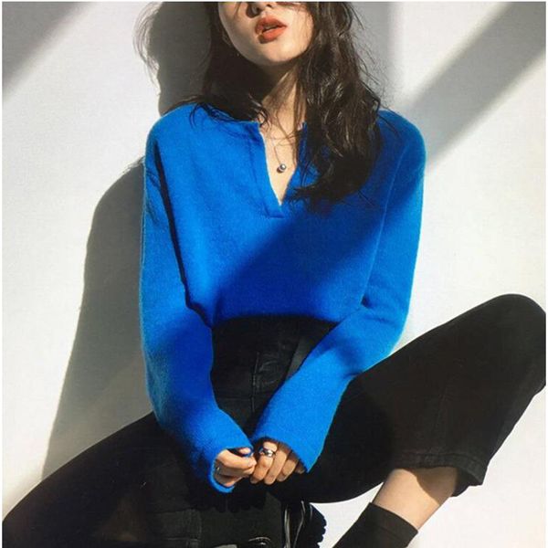women's sweaters 2021 autumn winter women sweater v-neck pullovers minimalist korean stylish knitted elegant ladies jumpers cl519, White;black
women's sweaters 2021 autumn winter women sweater v-neck pullovers minimalist korean stylish knitted elegant ladies jumpers cl519, White;black