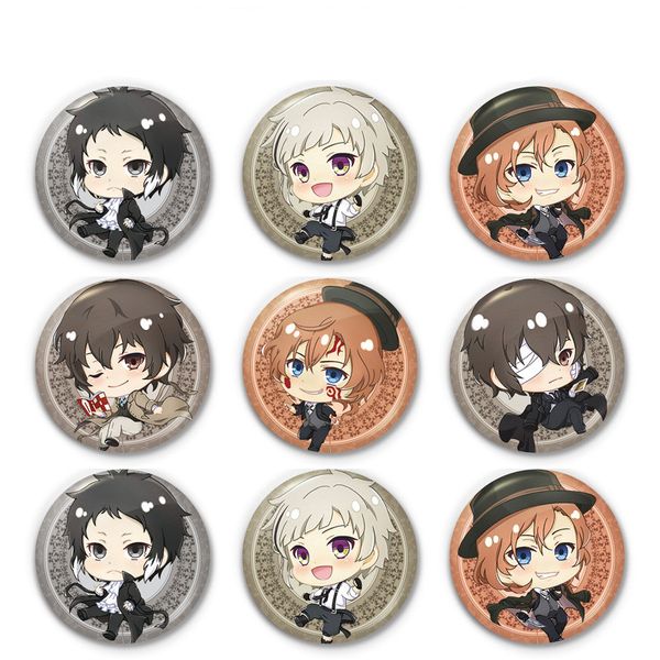 badges enamel pins ladies anime stray dogs round women dazai osamu brooch fashion trendy japanese metal exquisite broszka, Gray
badges enamel pins ladies anime stray dogs round women dazai osamu brooch fashion trendy japanese metal exquisite broszka, Gray